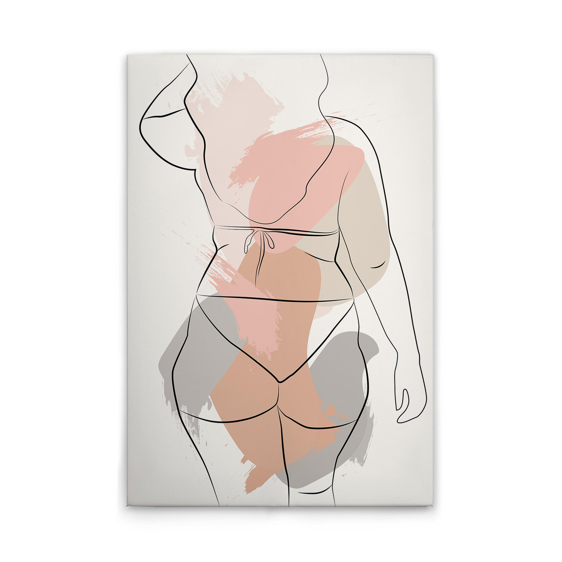 Blanc, Noir, Gris, Rose, Beige