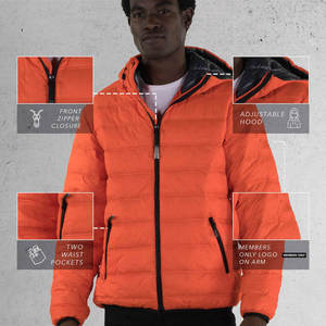 Veste d'hiver matelassée pour homme, de haute qualité, décontractée, style formel, avec capuche pour la chaleur, tissu lavé, vestes matelassées unisexes - Product Image 6