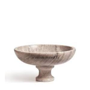 Unique Fancy Texture Designer Round Shape Best Quality Marble <b>Bowl</b> Round Shape Chocolates And Sweets Serving <b>Bowl</b> From India - Product Image 1