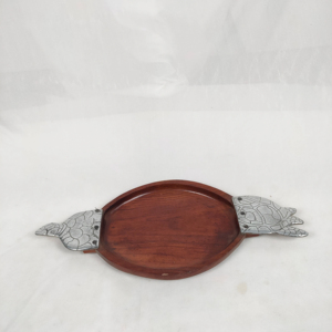Bandeja de Servir de Madera de Acacia Pulida, Ecológica y Personalizada, Artesanía para Decoración del Hogar con Temática Budista, Precios Económicos - Product Image 1