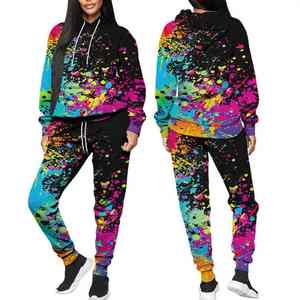 Precio bajo Mujeres Sublimación Chándal Alta calidad Personalizado 100% Algodón Tendencia Elegante Cremallera Conjunto Mujeres Sublimación Chándal - Product Image 6