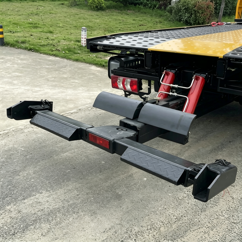 Wheel lifting arm assembly