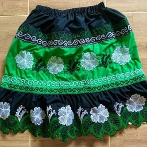 Meilleure jupe courte A-Line pour femmes broderie florale plissée Mini Streetwear taille élastique cordon nouvelle Mini jupe plissée à la mode - Product Image 5