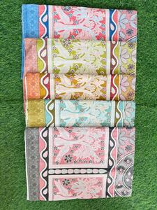 Drap de lit King Size 93x108 en coton 100% imprimé multicolore vibrant, doux, durable, en tissu non tissé, motif floral traditionnel - Product Image 4