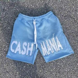 Pantalones cortos de algodón 100% de verano personalizados para hombres, pantalones cortos de entrenamiento lavados con ácido Vintage, pantalones cortos de fabricante - Product Image 4