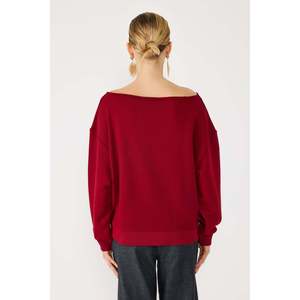 Sudadera con Estampado de Labios y Leopardo - Product Image 5