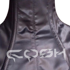 Corsé de cuello de satén ajustable con varillas de acero y cordones en la espalda - Product Image 5