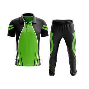 Uniforme de cricket - 100% polyester, couleurs et logo personnalisés, style hip-hop, respirant et à séchage rapide - Product Image 1