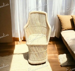 Vente chaude Indien Canne Ottoman Tabouret Sarkanda Bambou Cane Chaise Meubles Jardin Bambou Chaise Élégante - Product Image 2