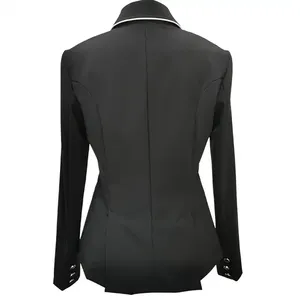 Chaqueta Ecuestre de Compresión de Manga Larga para Hombre, con Cuello Alto, para Montar a Caballo, Ropa de Abrigo, Venta al Por Mayor - Product Image 2