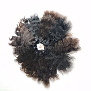 Vente en gros brut temple indien vierge traitement chimique cuticule aligné pas cher Curl Wave paquets disponibles Extensions de cheveux humains - Product Image 4