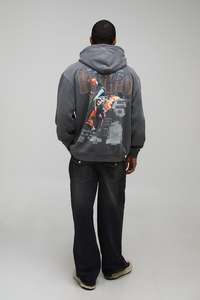 Sweat-shirt à capuche unisexe en coton 100% lourd, personnalisé avec logo, fabrication OEM, lavage à l'acide, broderie, hiver - Product Image 3