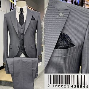 Nouveau Costume pour Homme 2025 Fabriqué en Turquie Coupe Ajustée de Haute Qualité pour Mariage - Product Image 6