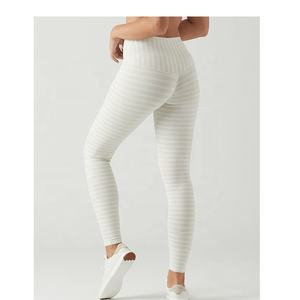 Las mallas de cintura alta más vendidas con bolsillos, mallas de mujer estilo lavado ácido de color sólido - Product Image 6