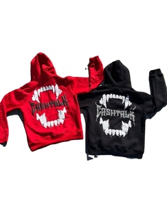 ชุดสเวตเชิ้ตมีฮู้ดสำหรับผู้ชายผ้าคอตตอน50โพลีเอสเตอร์แขนยาวพิมพ์ลายโอเวอร์ไซส์สีดำขายส่ง - Product Image 3