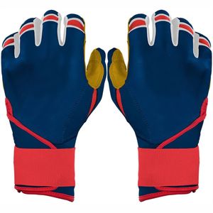 Guantes de Bateo de Béisbol Profesionales Recién Llegados, 100% Cuero Cabretta Premium, Logotipo Personalizado, Transpirables, Ecológicos, con Cierre de Velcro - Product Image 6