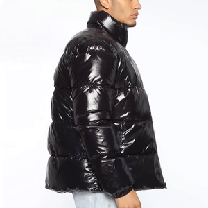 High Quality Men's <b>Winter</b> Puffer Jacket Breathable Polyester Insulated Core Stand Collar Elastic Cuffs Men's <b>winter</b> jacket - Product Image 3