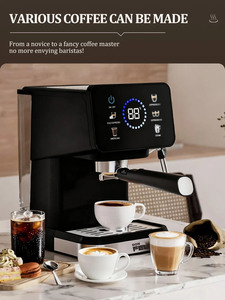 Cafetera Espresso Programable de 20 Bares, Cafetera de Doble Extracción, Pantalla Táctil, Carcasa de Acero Inoxidable para Uso Doméstico - Product Image 3