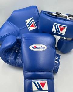 Ensemble de boxe personnalisable pour les arts martiaux et l'entraînement physique, fabriqué en cuir véritable, durable, léger, MI-BGS-15 - Product Image 4