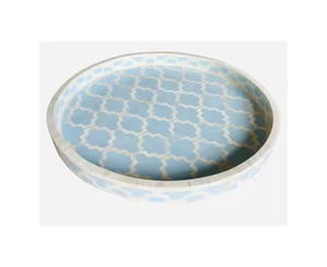 Bandeja de grado superior en Ramadán y Eid con nuestra bandeja de servicio de madera de alta calidad con diseño elegante con Incrustaciones de nácar genuinas - Product Image 4