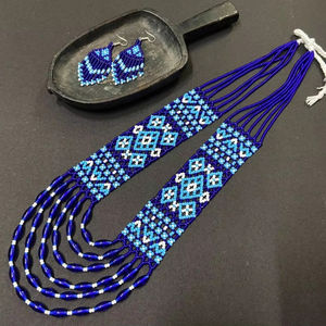Quality Handicrafts Multi-Long Seed <b>Bead</b> <b>Necklace</b> V-Neck Beadwork Jewelry for Women and <b>Men</b> Ethnic Chain Style Gift - Product Image 1