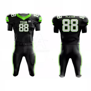 Uniforme de football américain à prix abordable 100% maillot de football américain en polyester uniforme de maillot de football américain pour hommes - Product Image 1