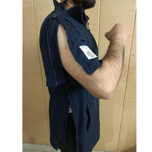 Ropa adaptable para el cuidado del hogar, camisetas de Jersey para hombres y mujeres, mangas cortas de recuperación posterior a presión lateral abierta para cirugía de hombro - Product Image 2