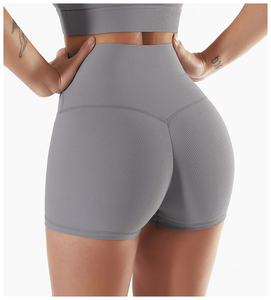Pantalones cortos de entrenamiento deportivo para motociclista de gimnasio transpirables de secado rápido para mujer, mallas de Yoga con logotipo personalizado, ropa deportiva - Product Image 4