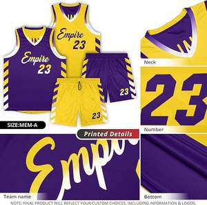 Ensembles de maillots de basket-ball réversibles personnalisés pour hommes, femmes et jeunes, chemise de sport personnalisée avec nom d'équipe, numéro et logo imprimés - Product Image 5