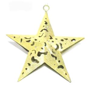 Adornos para árboles de Navidad de alta demanda, precios al por mayor de fábrica, colgantes rectangulares de Metal de hierro para decoración del hogar - Product Image 2