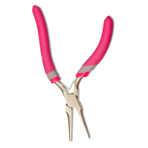 Alicates de Punta Larga con Mordazas Lisas y Planas, Alicates Micro Funcionales para Hacer Lazos en Alambre, Alicates para Joyería con Mango de Agarre Suave - Product Image 5
