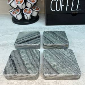 Custom Turquoise Quartzite Coaster Personalized Minimalist Coffee Table Decor - Product Image 4