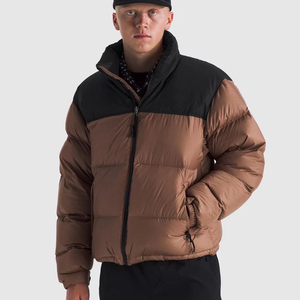 Chaqueta Acolchada con Capucha y Cuello Alto, Diseño Moderno, Impermeable, Transpirable, Cortavientos, Abrigo Cálido para Otoño, Chaqueta para Hombre - Product Image 1