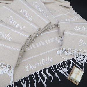 Extra <b>Large</b> Round Beach <b>Towel</b> Cotton Material Ultra-Absorbent Designed for Active Beachgoers and Water Sports - Product Image 5