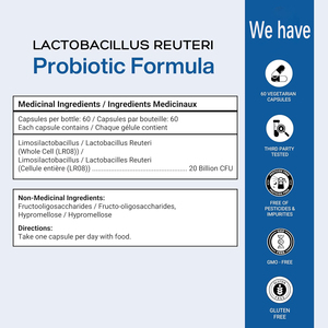 ใหม่ผลิตภัณฑ์เสริมอาหารแลคโตบาซิลลัสแช่แข็งโปรไบโอติก salivarius casei Bifidobacterium lactis Lactobacillus Capsule สำหรับสุขภาพ - Product Image 2