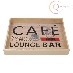 Plateau de service en bois de forme irrégulière, non toxique et durable, couleurs personnalisables, MOQ 100 pièces pour usage domestique, hôtelier et de restauration - Product Image 3