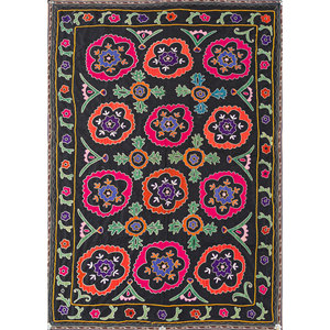 Alfombras Jaipur de la Colección Estadounidense, de Jean Grey & Black Cotton Home Textile, con Patrón Floral - Product Image 1