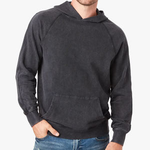 Sweats à capuche pour hommes lavés sweat en coton biologique avec capuche personnalisé Terry sweat à capuche pour homme écologique pull à capuche livraison DDP - Product Image 3