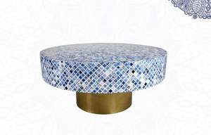 Taburete con incrustaciones de nácar para hogar y sala de estar de la mejor calidad, taburetes de Bar decorativos para oficina hechos a mano para el hogar, sala de estar y cocina - Product Image 3