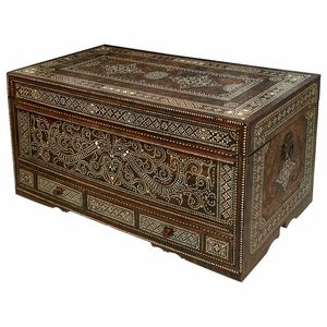 Mezquita DE LA Media Luna Islámica Regalos Sadaquah Box Ramadán Caja de efectivo de madera Eid Mubarak Caja de dinero con contador - Product Image 3