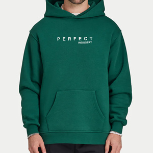 Industrie parfaite 100% sweats à capuche en coton vierge épais polaire poids lourd sweats à capuche surdimensionnés impression personnalisée Logo sweats à capuche et sweat-shirts - Product Image 3