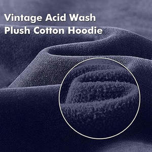 Sweat à capuche surdimensionné à poche kangourou pour hommes de Next Level Heavyweight 100% Cotton Vintage Washed Graphic Premium Hoodies - Product Image 2