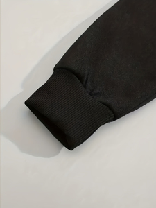 Sudadera con Capucha Personalizada para Hombre, Ligera, de Poliéster/Algodón, Transpirable, de Secado Rápido, con Logotipo Extra Grande, Color Liso, con Capucha - Product Image 4