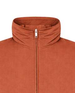 Chaqueta de Hombre con Cierre, Cuello Alto, Ligera, Cortavientos, Informal, de Lona, con Bolsillos Laterales, para Uso Diario en Invierno - Product Image 5