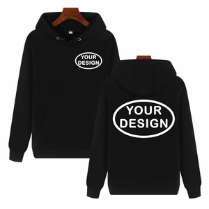 Sudadera con capucha personalizada con impresión de logotipo, Jersey grueso bordado, fotos personalizadas, informal, 100% de algodón puro y felpa - Product Image 5