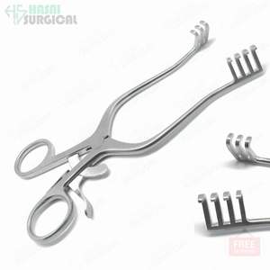 Instrumentos de alta calidad Premium Weitlaner Retractor 4,5 "Prong Quirúrgico Veterinario Auto Retención HERRAMIENTA DE MANO - Product Image 6