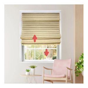 Persiana enrollable tejida de yute AB1609RL para cortinas - Product Image 3