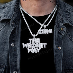 Wholesaler Price Hip Hop Joe <b>Boy</b> Custom Pendant Yellow Gold Plated 925 Silver Pendant Men's Women's Moissanite Jewelry For Gifts - Product Image 2