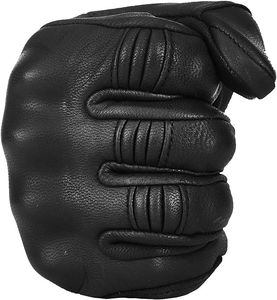Guantes de Cuero para Hombre, de Piel de Oveja, para Conducir, Ciclismo, Pantalla Táctil, Guantes de Motocicleta en Venta - Product Image 5