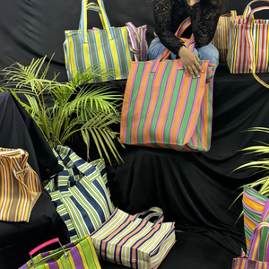 ถุงช้อปปิ้งแบบใช้ซ้ำได้ ผลิตจากไนลอน PP รีไซเคิลจากอินเดีย มีซิปสองชั้นด้านบน เป็นมิตรกับสิ่งแวดล้อม พิมพ์ออฟเซ็ต ออกแบบเองได้ สั่งซื้อจำนวนมาก - Product Image 4